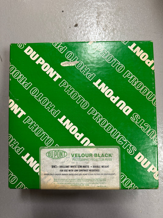 DuPont VB-BW3 Velour Black 10x10 B&W Paper, 250 sheets