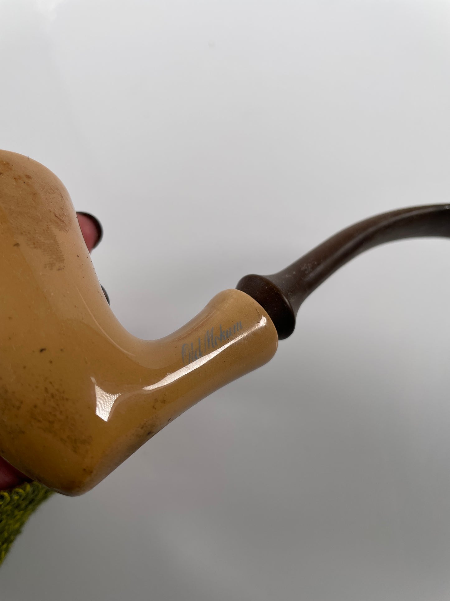 Old Mokum - Zenith Amsterdam / Vintage Glazed Ceramic Pipe smoking