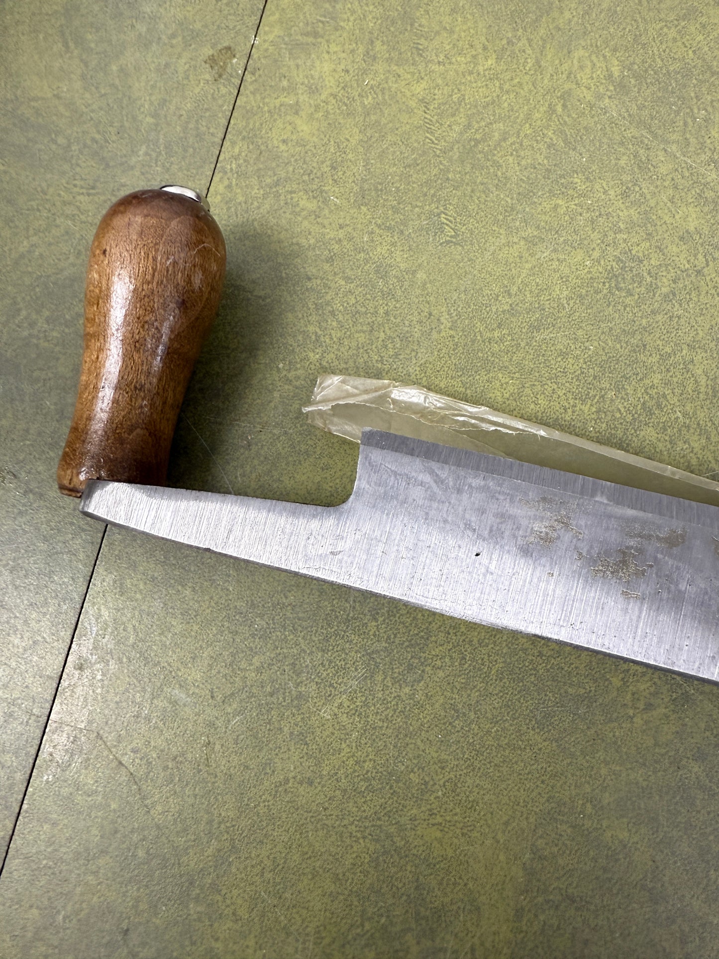 Vintage Hirsch Werkzeuge FWB 225mm draw knife, Wood Handles Tool