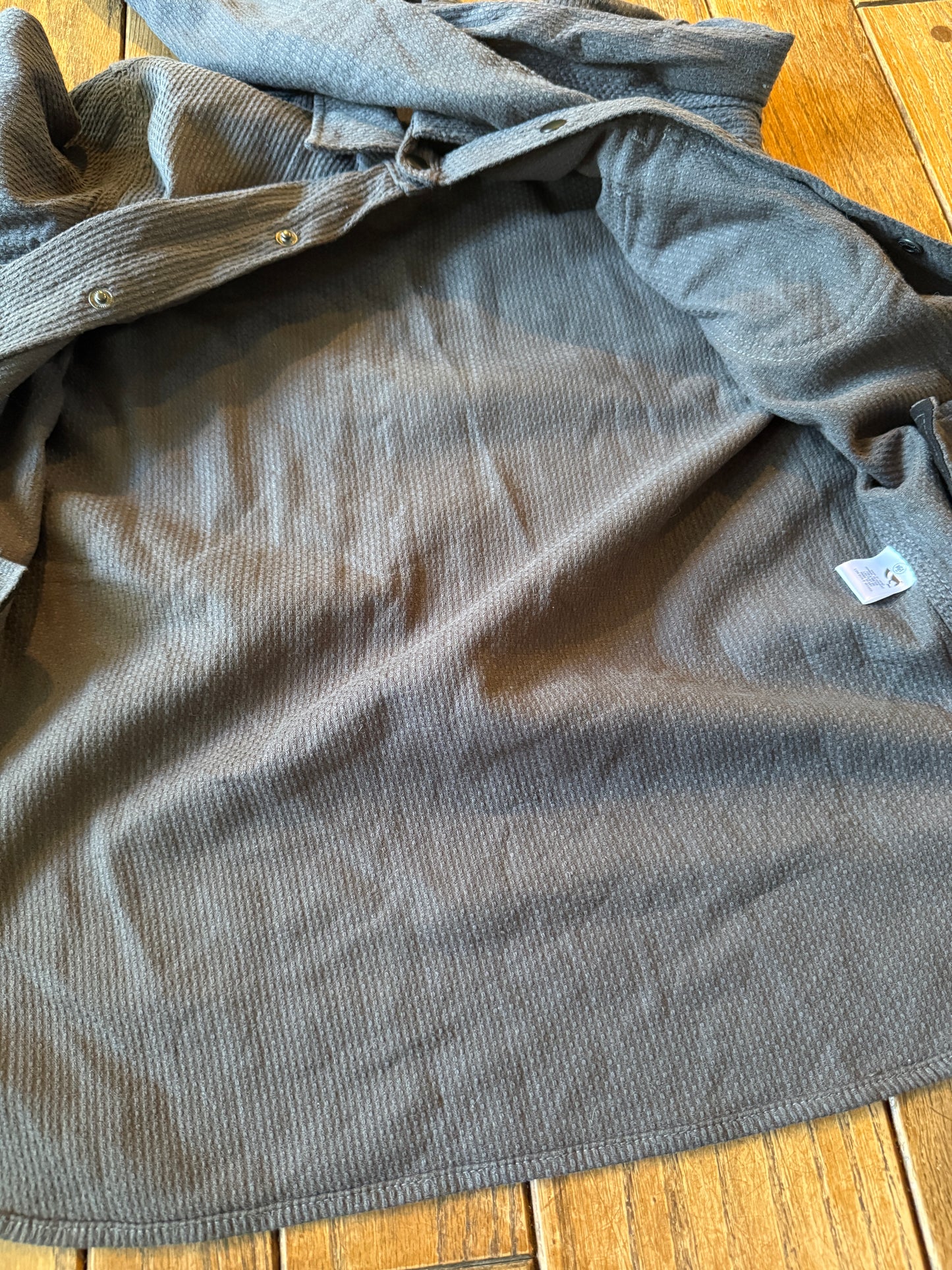 Rogue Territory RGT Service Shirt Jacket L Grey Sashiko Japanese Fabric