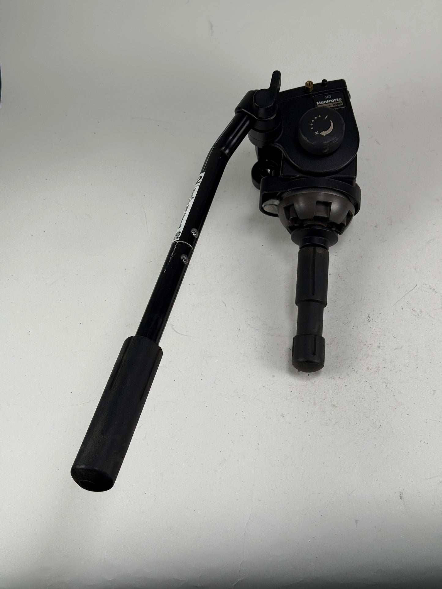 Bogen Manfrotto 3433 / 501 Head Fluid Head w/ Handle, QR Plate