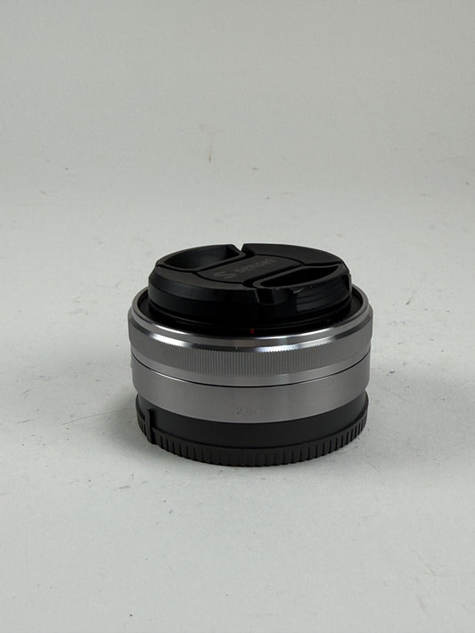 Sony SEL16F28 16mm F2.8 E Mount AF Lens silver