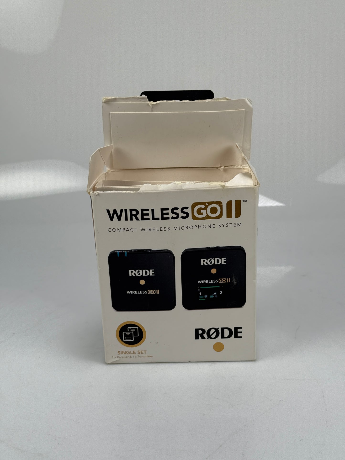 Rode Wireless GO II Single Channel Wireless Microphone System, Black