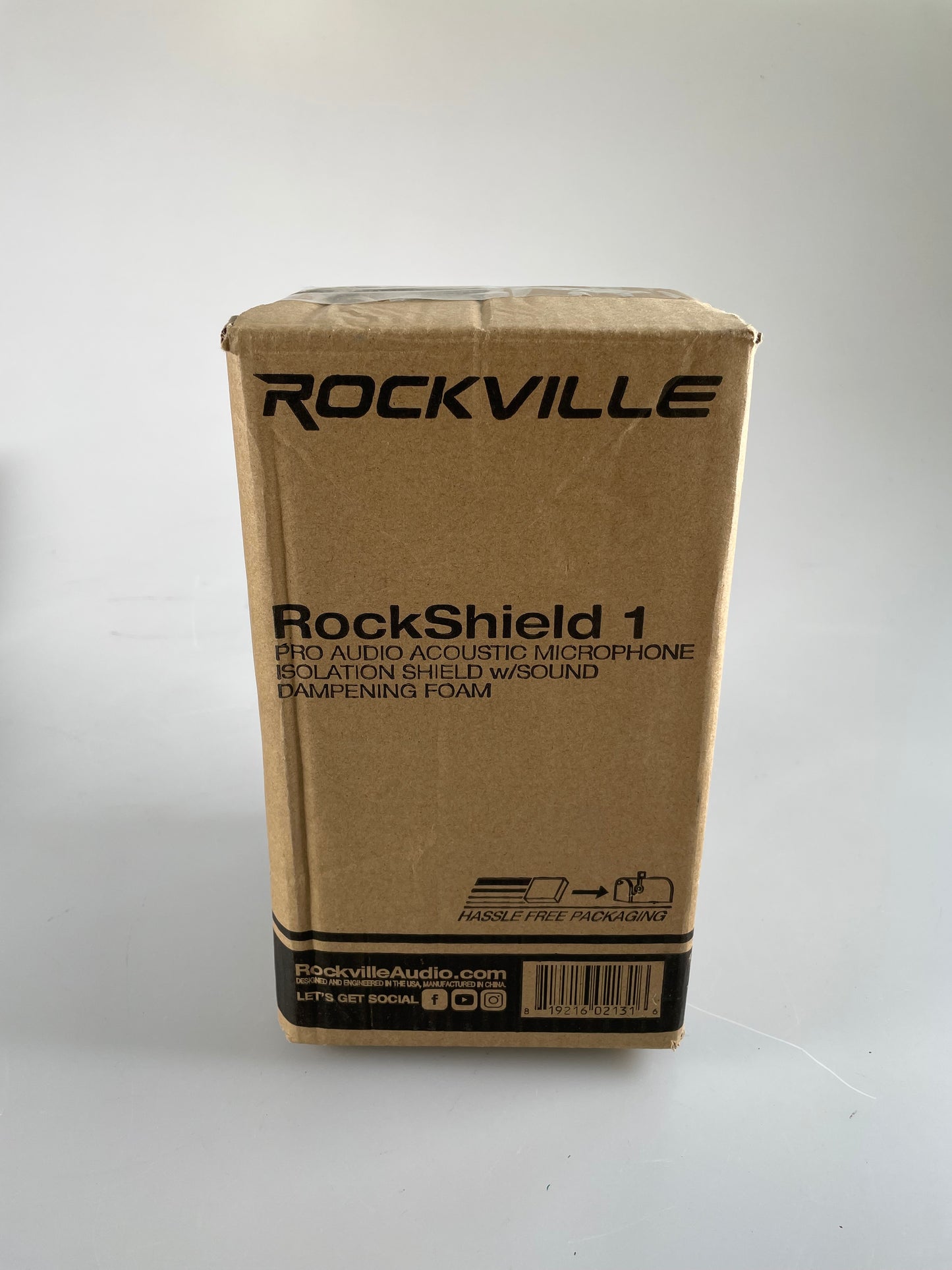 Rockville RockShield 1 Studio Microphone Isolation Shield w/Sound Dampening Foam