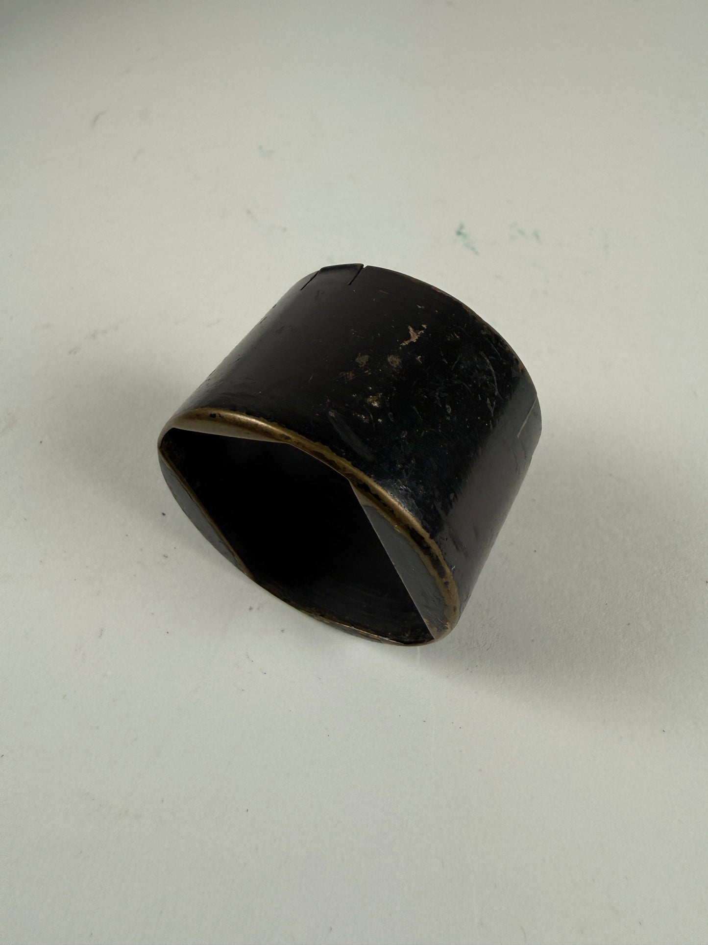 Leica 1st Leitz Lens Hood FISON Black Paint Brass Anastigmat Elmax Camera