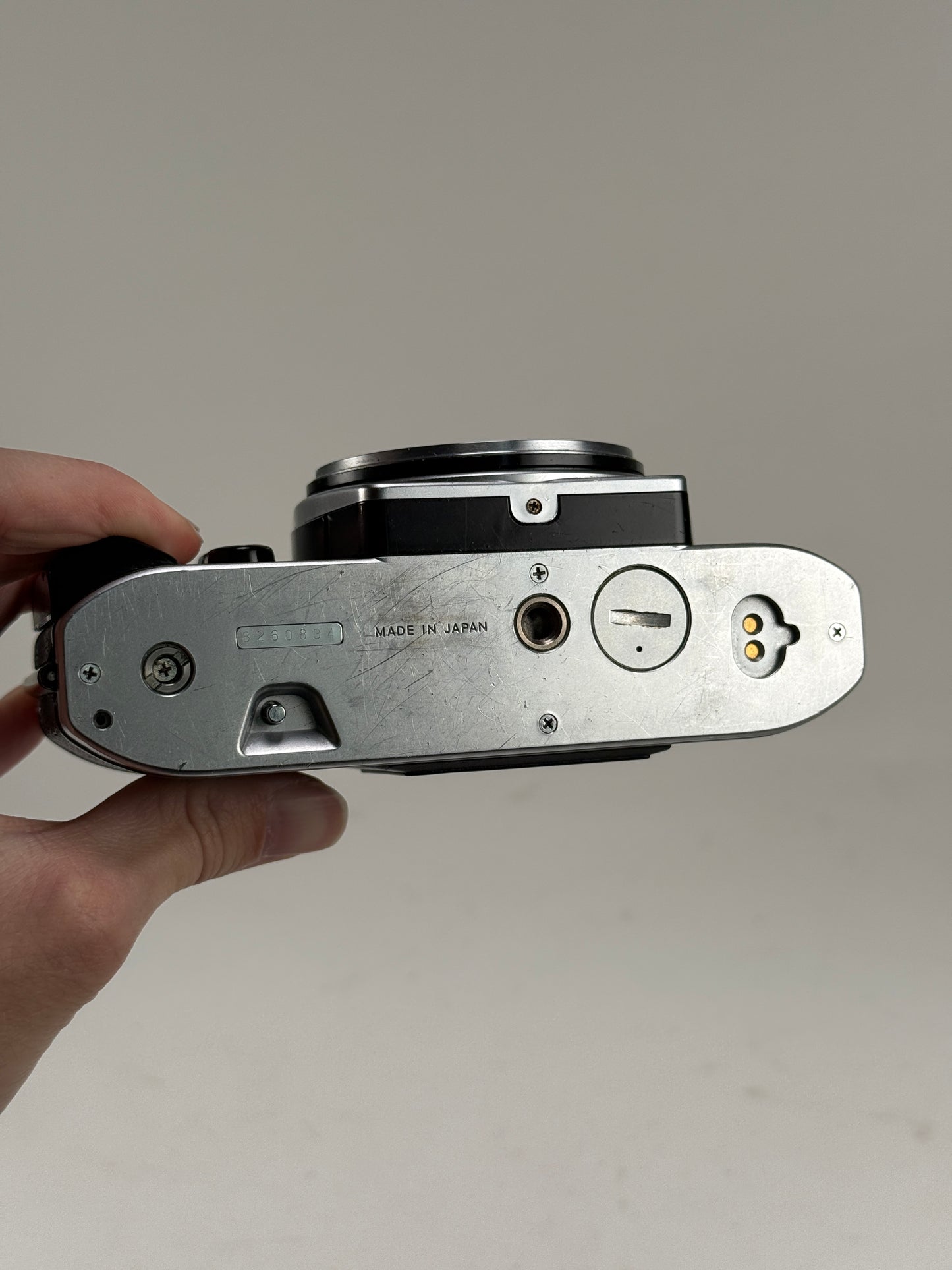 Nikon FG SLR Film Camera Body Chrome with grip
