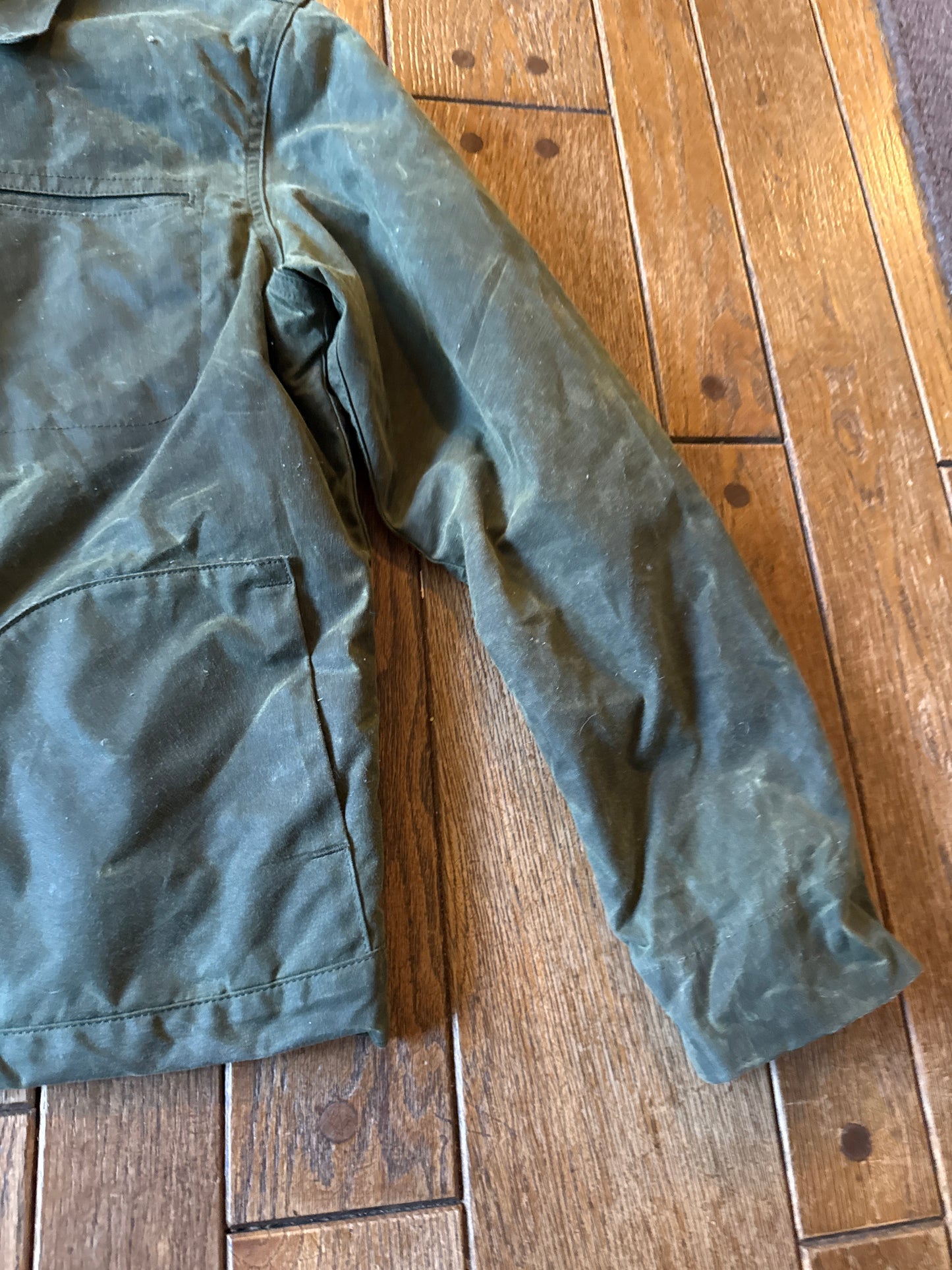 Rogue Territory Supply Jacket Wool Blanket Lined Waxed Olive Ridgeline Large