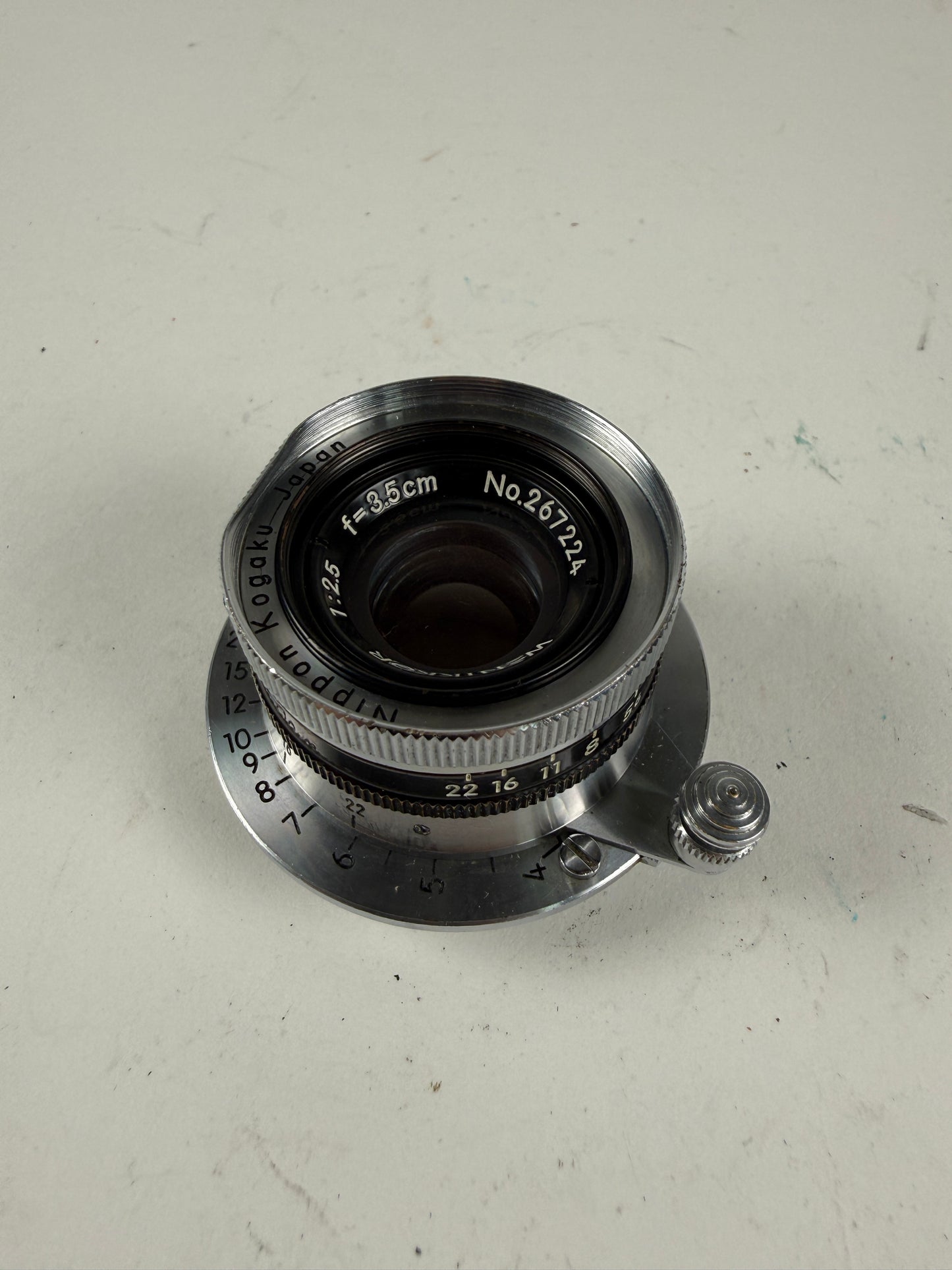NIKON W-Nikkor 35mm 3.5cm F2.5 Leica L39 LTM Lens Rangefinder Black belt
