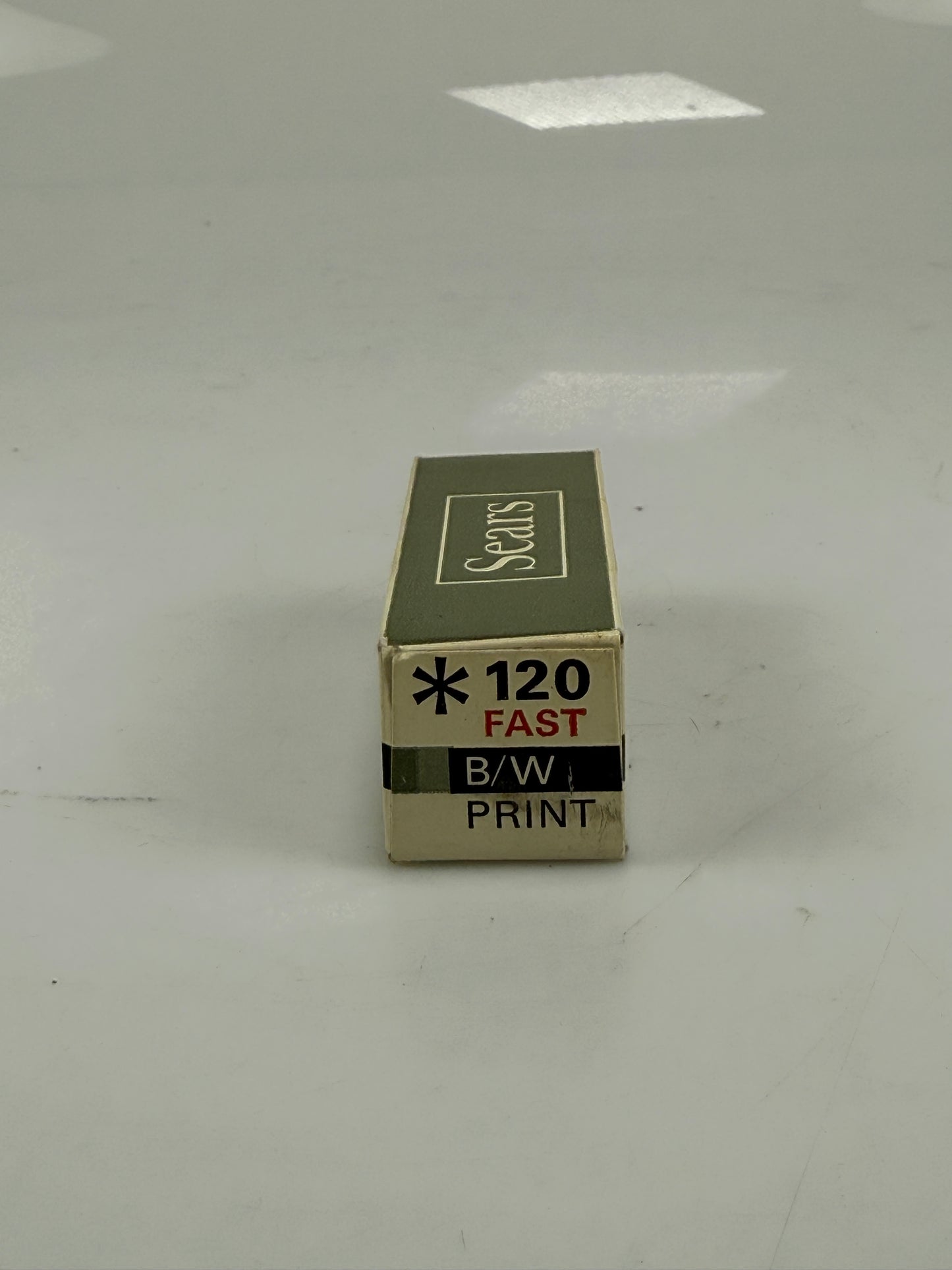 Sears 120 Fast B&W print camera film 1969