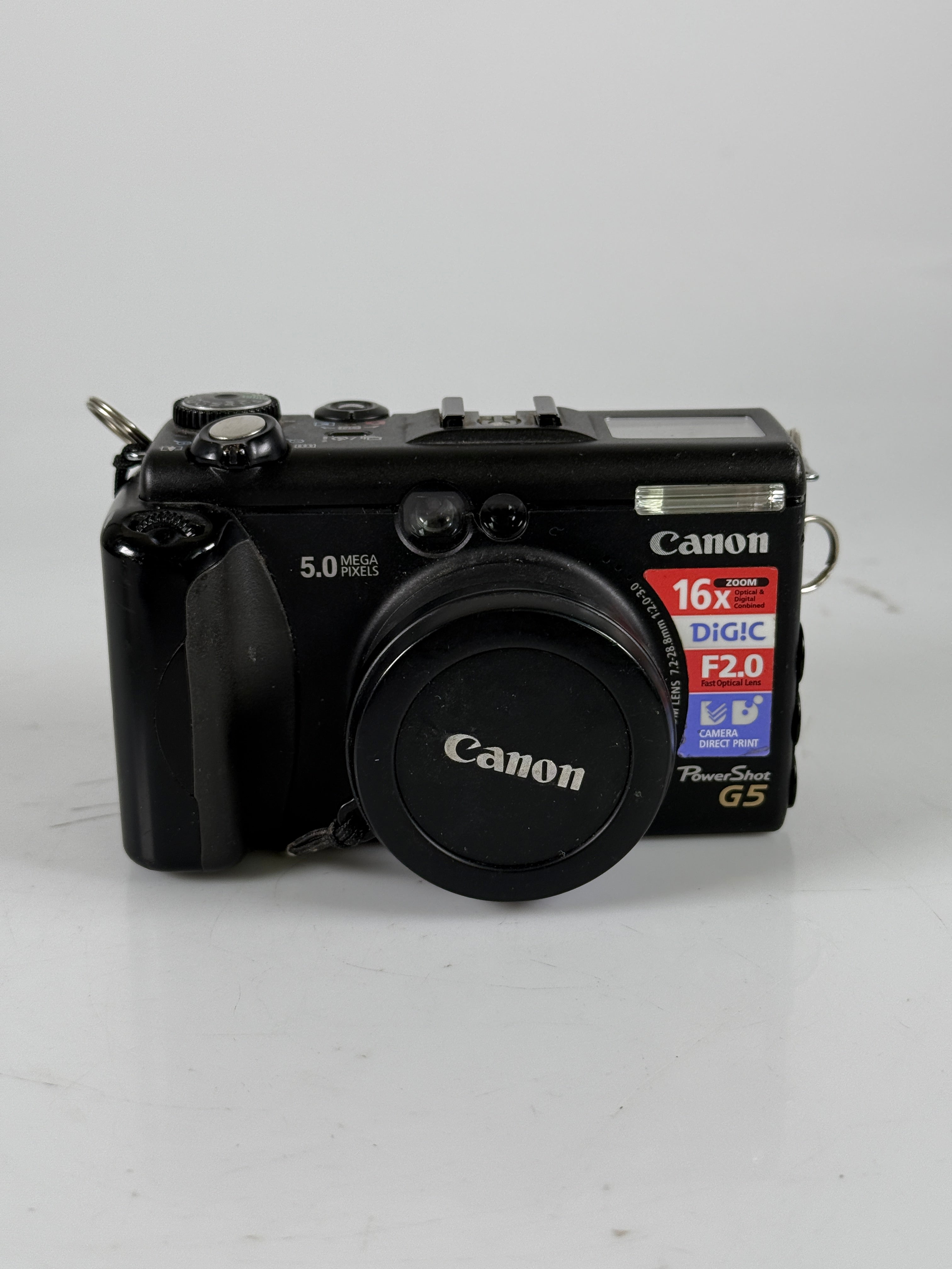 Canon PowerShot G5 Black 5.0MP 4x Optical Zoom Digital Camera