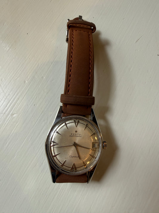 Zenith Cal 2552 PC Automatic Watch Vintage Mens Chronometer 23 Jewels