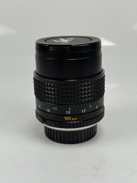 MINOLTA ROKKOR X 100mm f2.5 MF Telephoto Lens