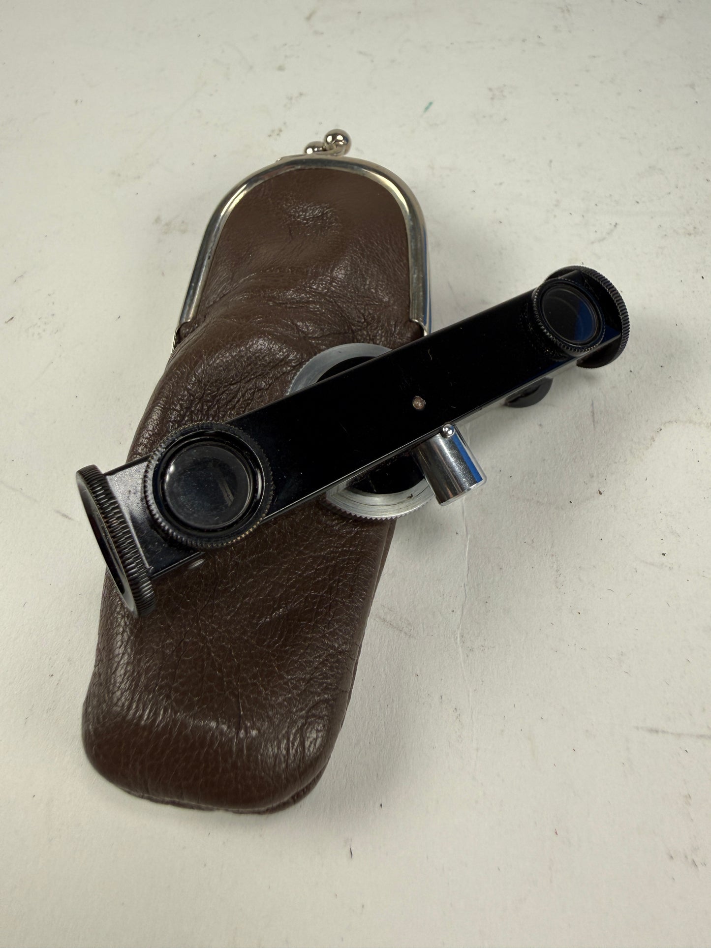 Leica Black paint & Chrome FOKOS Rangefinder with case