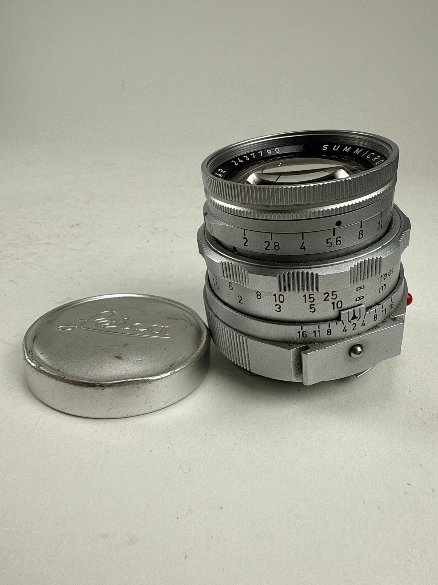 Leica Leitz Wetzlar Summicron-M 50mm F2 Dual Range DR f2 Lens Rigid LAST BATCH 1970