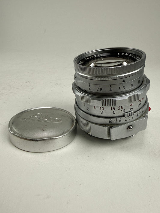 Leica Leitz Wetzlar Summicron-M 50mm F2 Dual Range DR f2 Lens Rigid LAST BATCH 1970