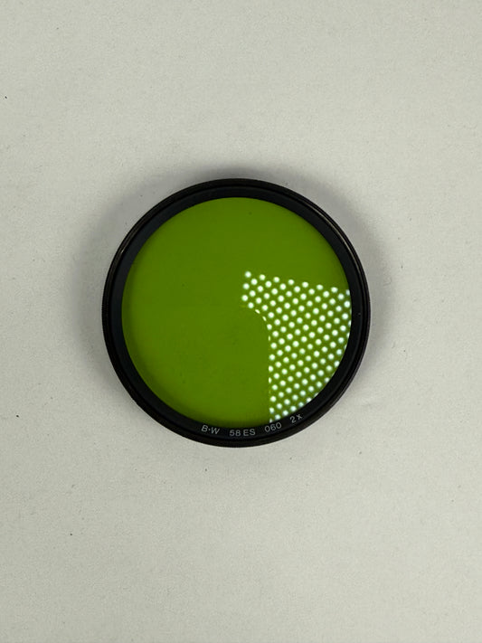 B+W 58ES 58mm 060 2x Glass lens Filter - Green