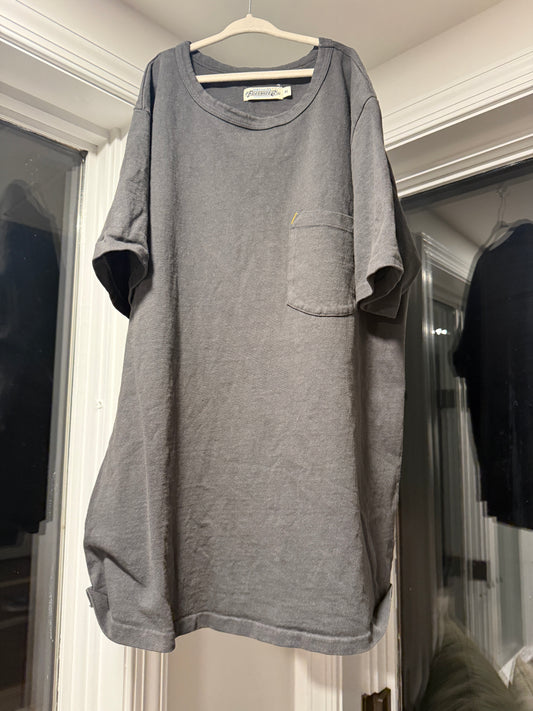 Freenote Cloth Co Mens Pocket T-Shirt Sz M Medium Tee Shirt Made In USA Grey