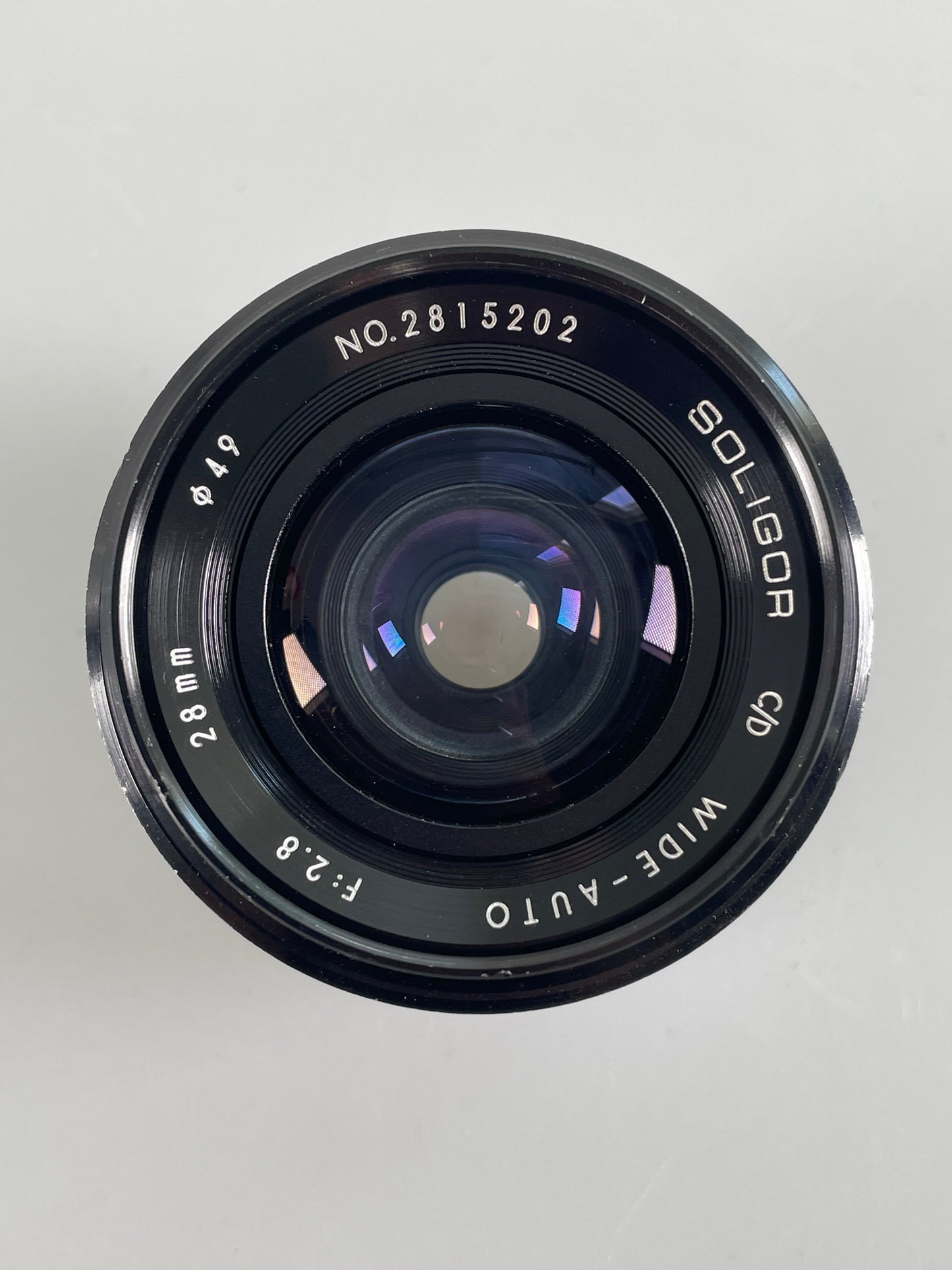 Soligor Lens 28mm F2.8 Lens C/D contax yashica CY Mount