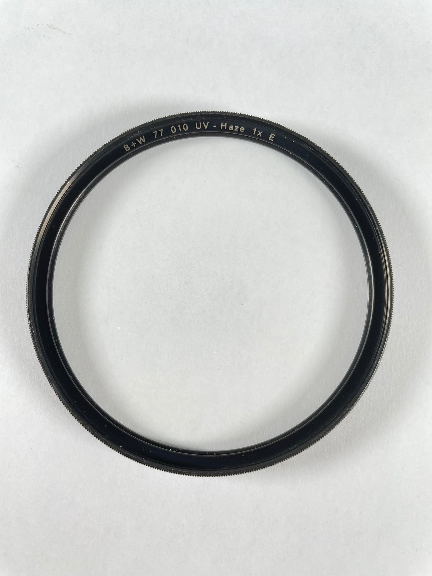 B+W 77mm 010 UV Haze 1x E Clear UV Lens Filter