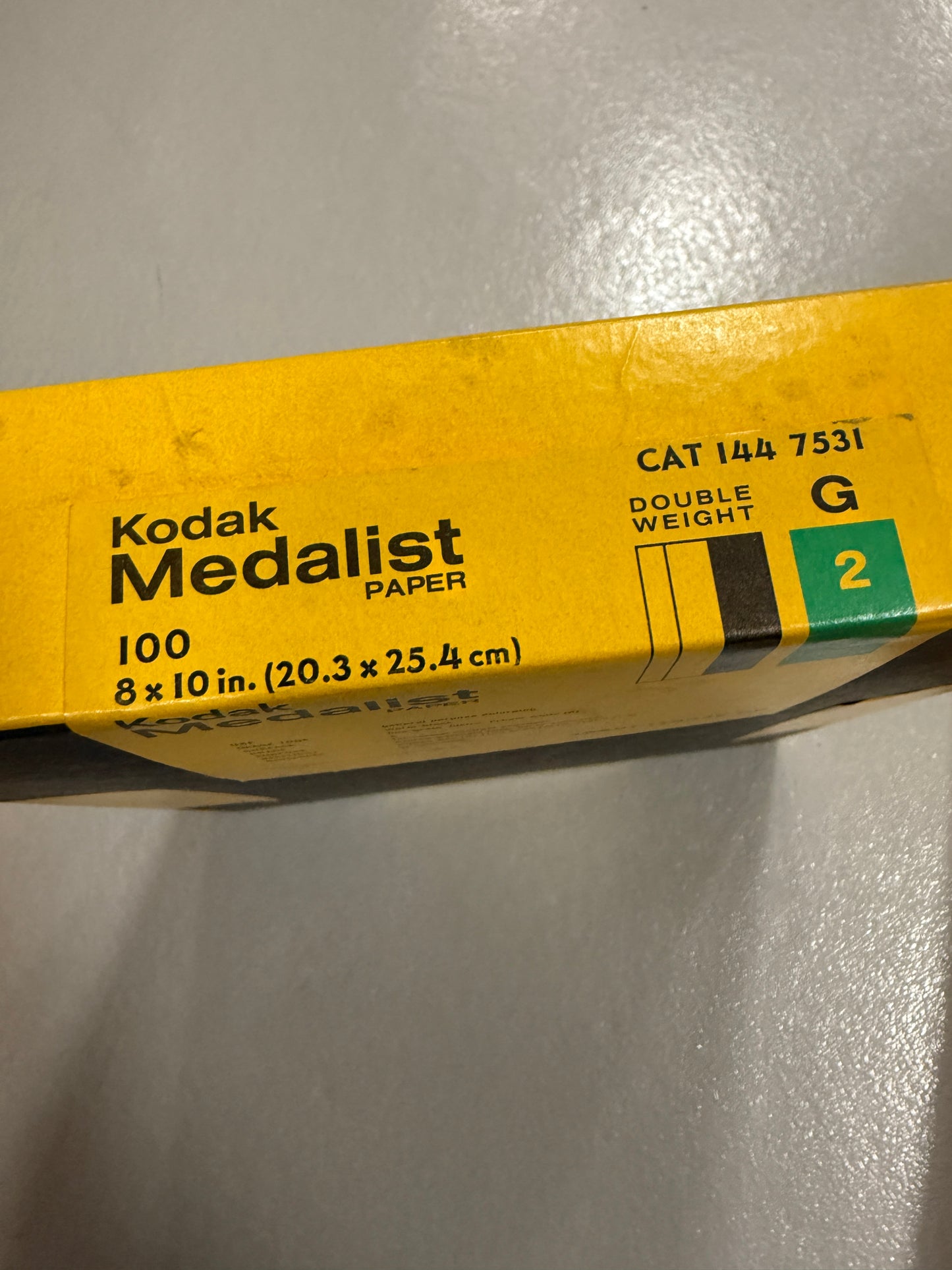 Kodak Medalist G2 Paper - 8x10, 100 sheets, SEALED double weight
