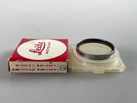 Leica Leitz UVA UV-A 39mm filter Chrome 13131