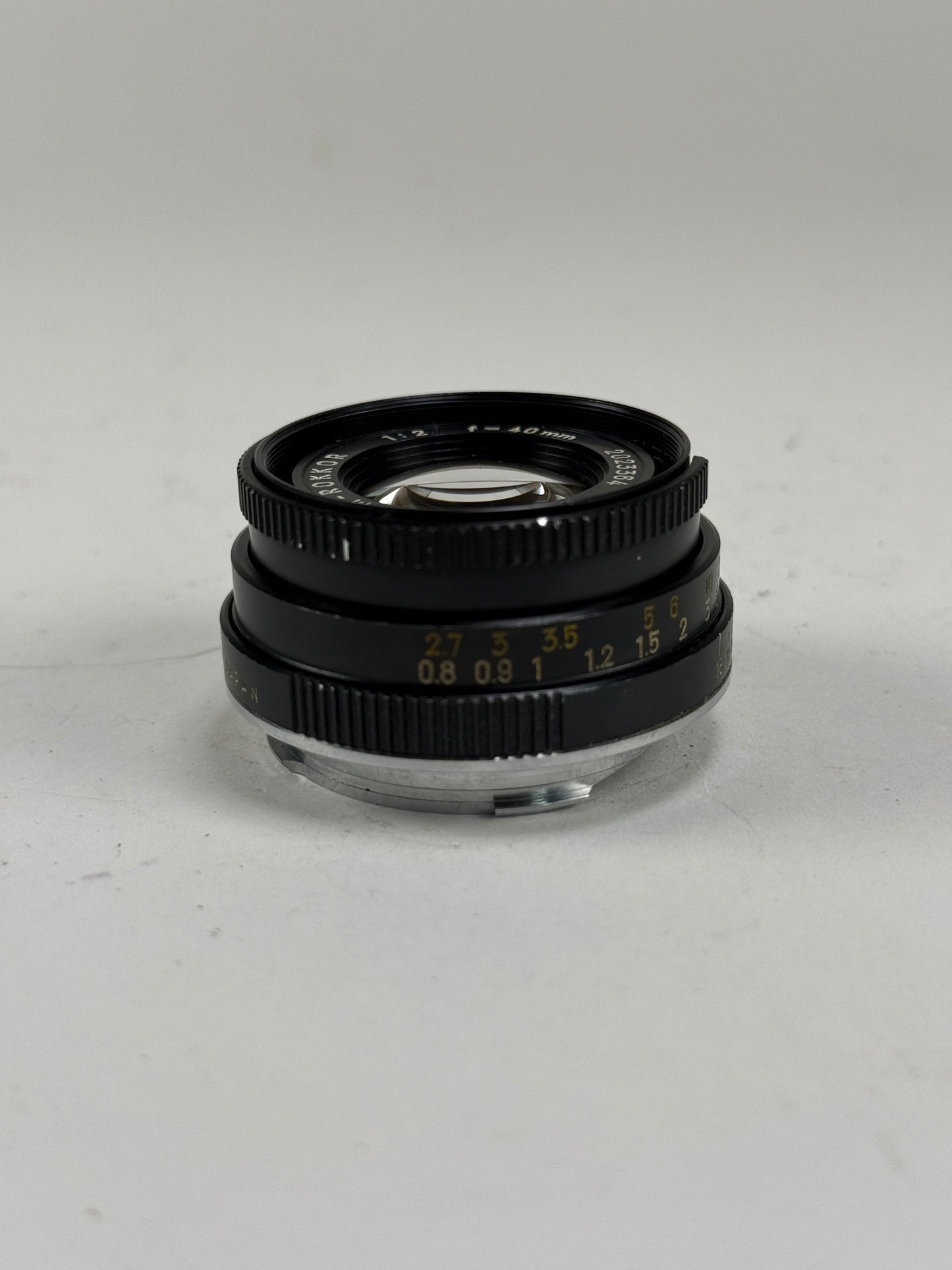 Minolta M Rokkor 40mm f2 Leica M Mount Lens For CL CLE