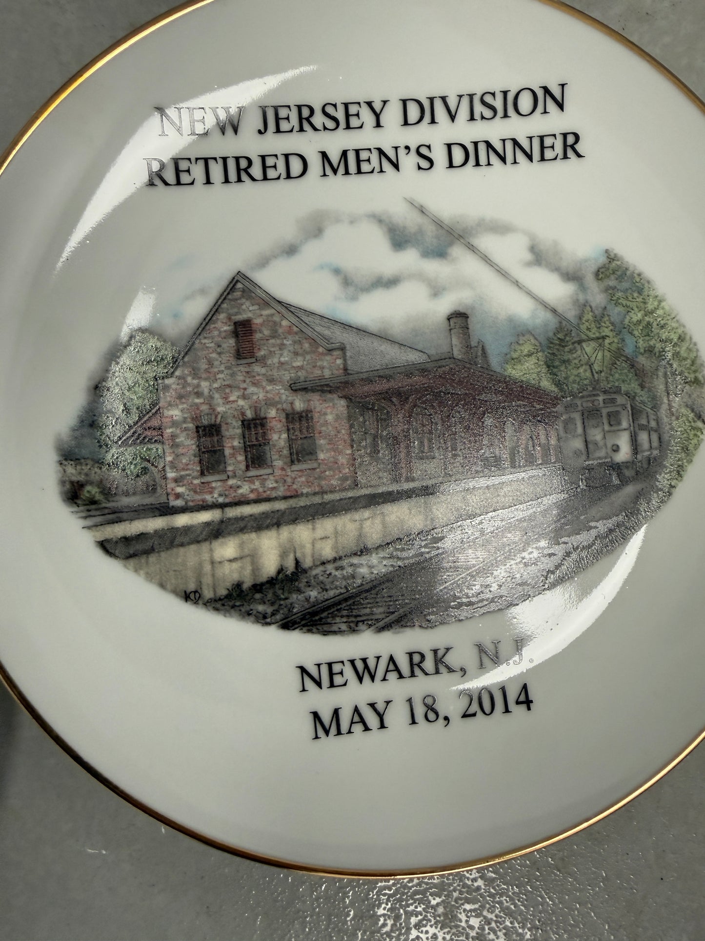 Lot of 11 New Jersey Division Trenton Pennsylvania Railroad commemorative Plates