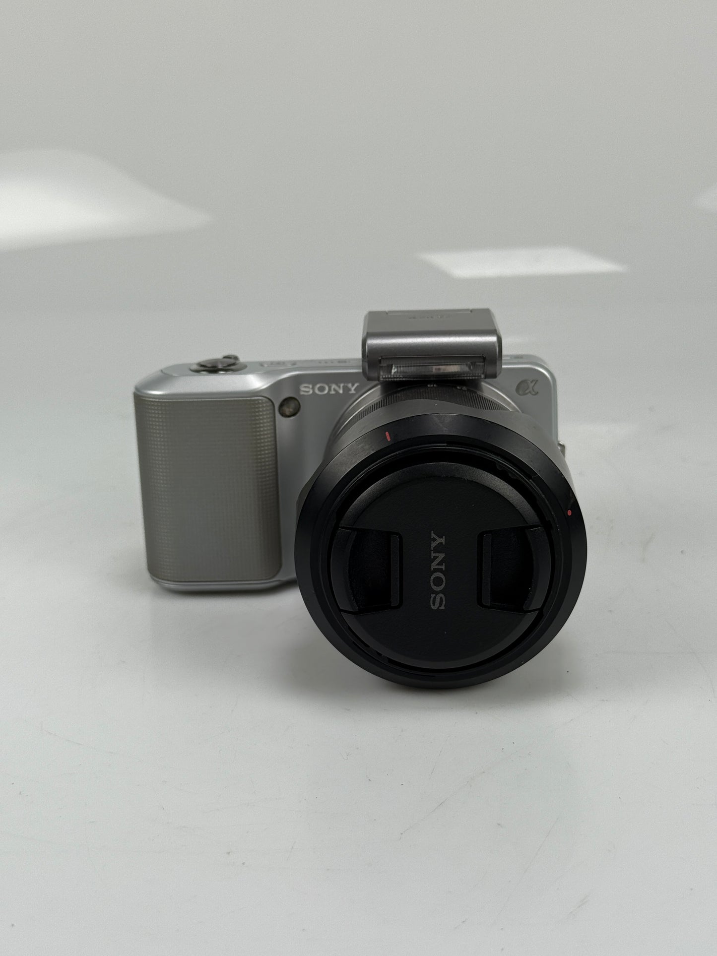 Sony Alpha NEX-3 14.2MP Digital Camera - Silver with 18-55mm OSS lens