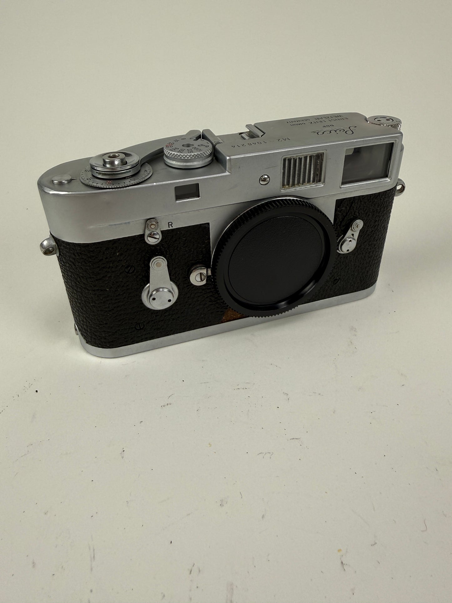 Leica M2 w/ Self Timer Chrome 35mm rangefinder film camera body