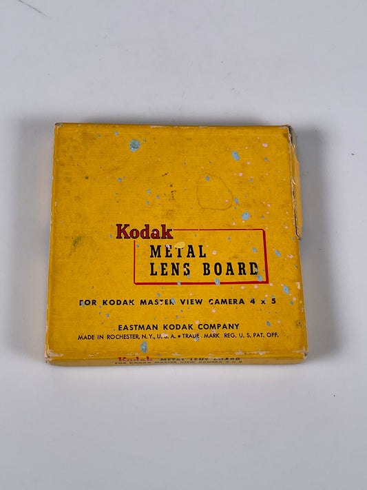 Original Kodak Master View 4x5 Camera Lens Board Uncut