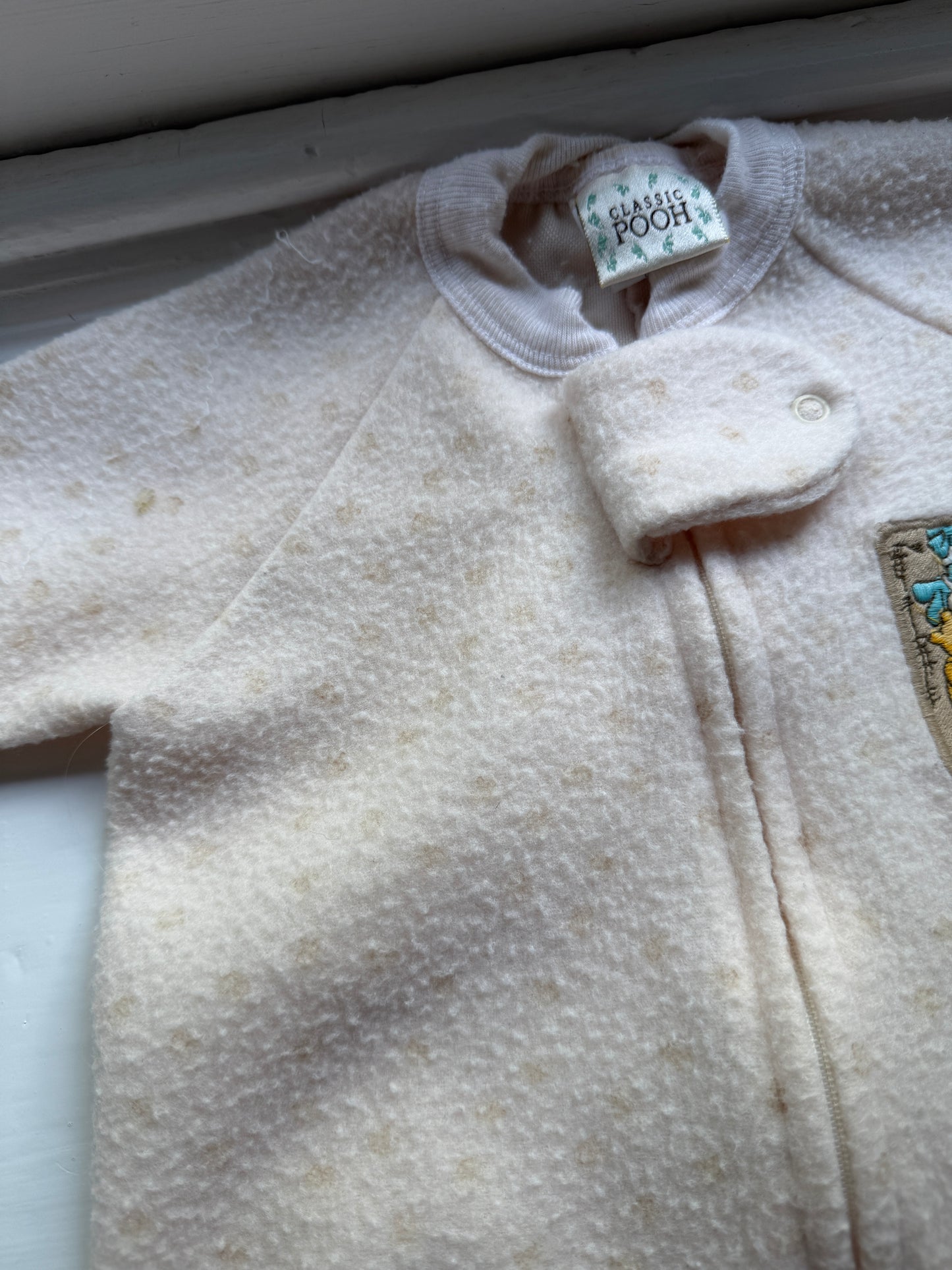 Vintage 90s Winnie the Pooh Winter Fleece lot new born, medium, 0-6 months