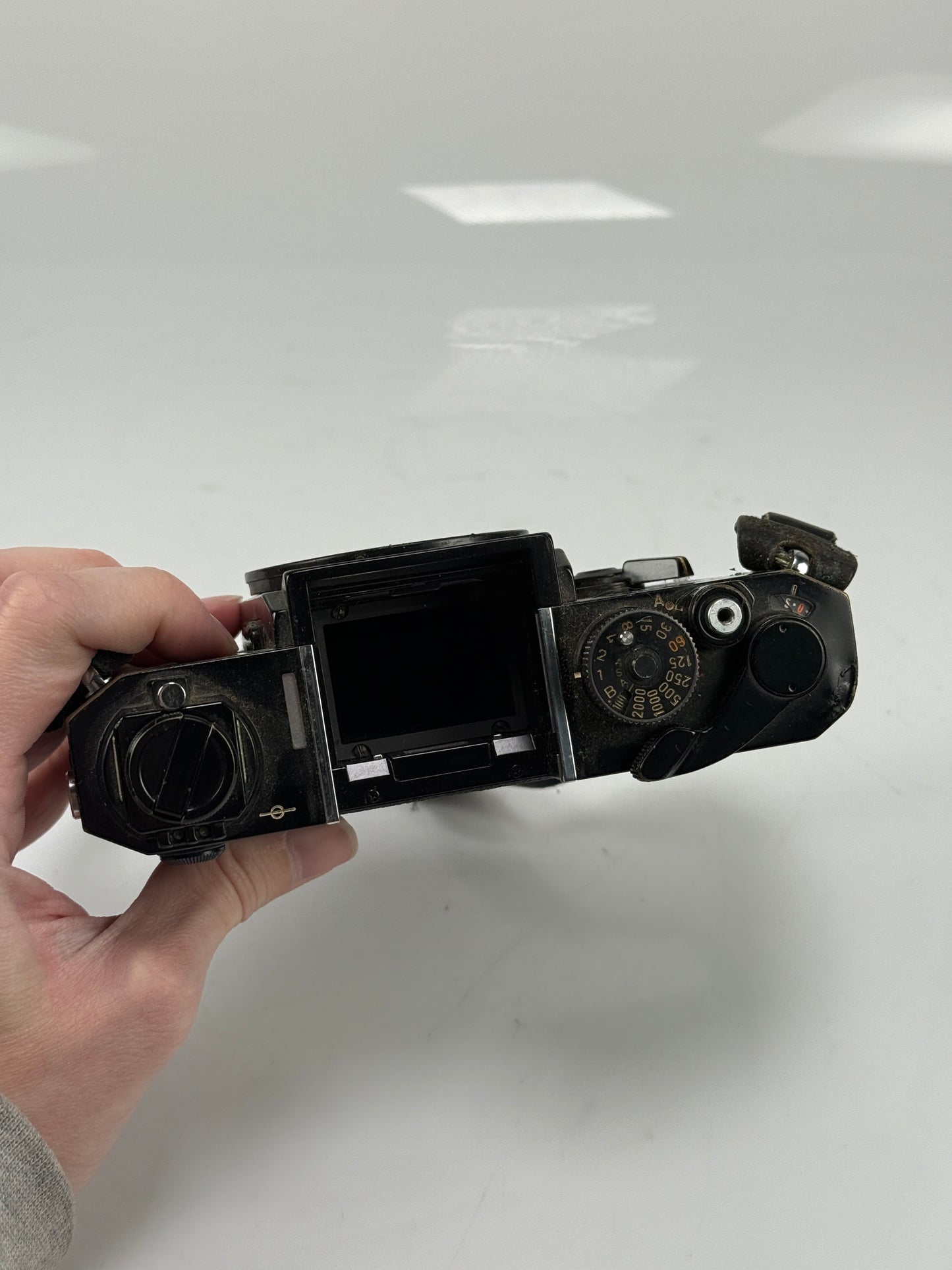 Canon F-1 Black 35mm SLR Film Camera Body