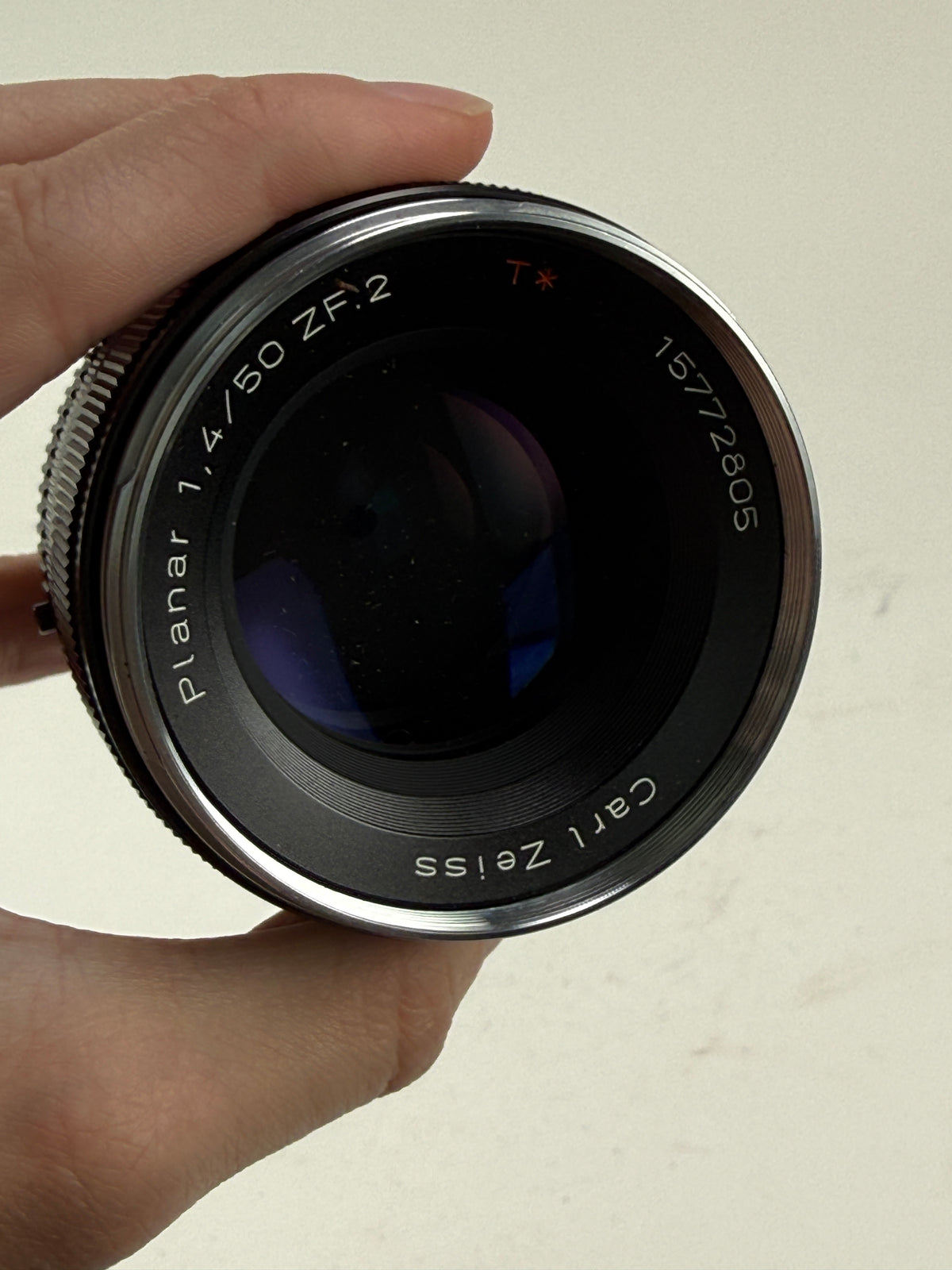 Carl ZEISS PLANAR T * 50mm f1.4 ZF.2 for Nikon Ai-s Manual Focus Lens black