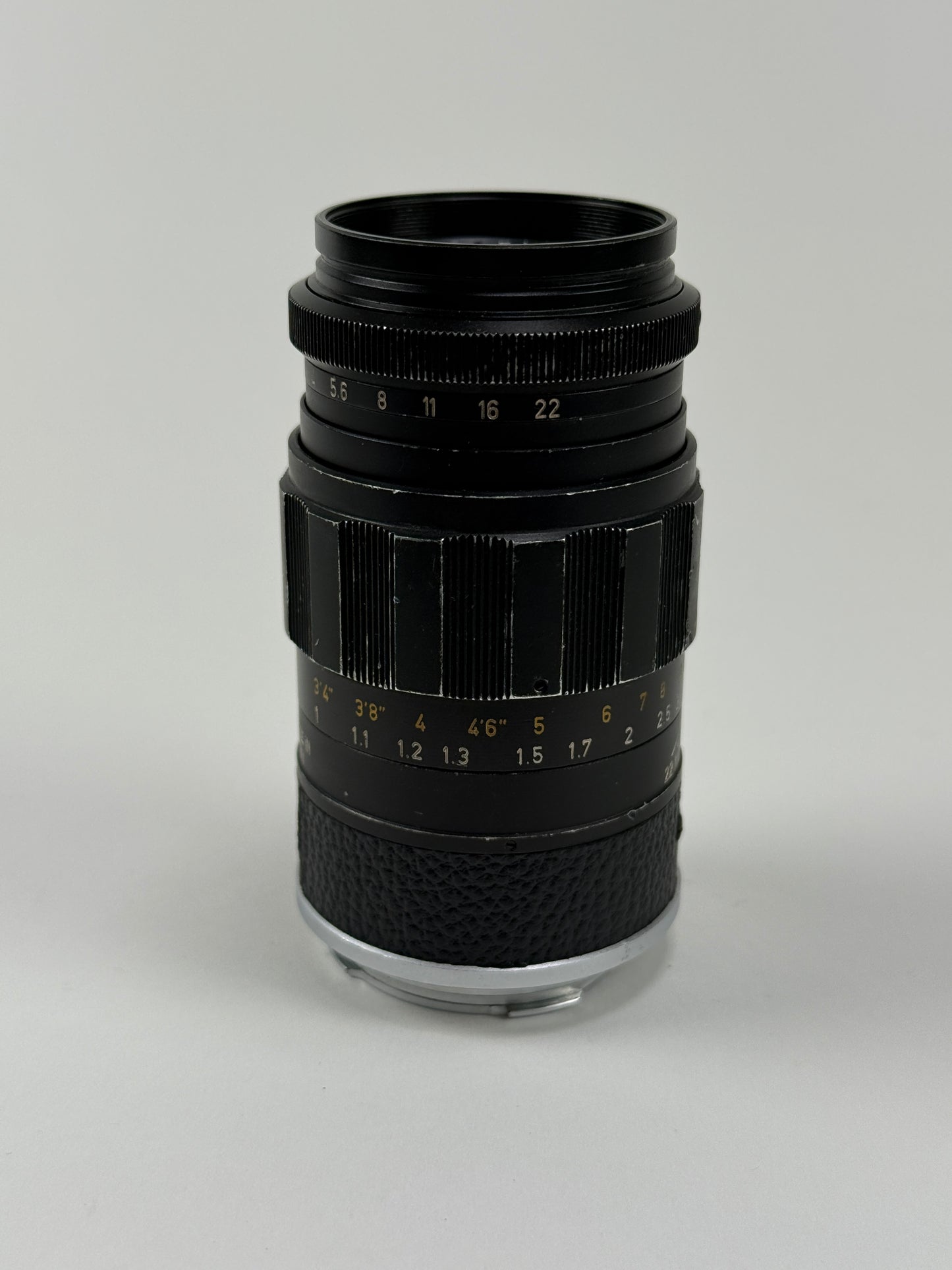 Leica 90mm f2.8 Elmarit Black M mount lens