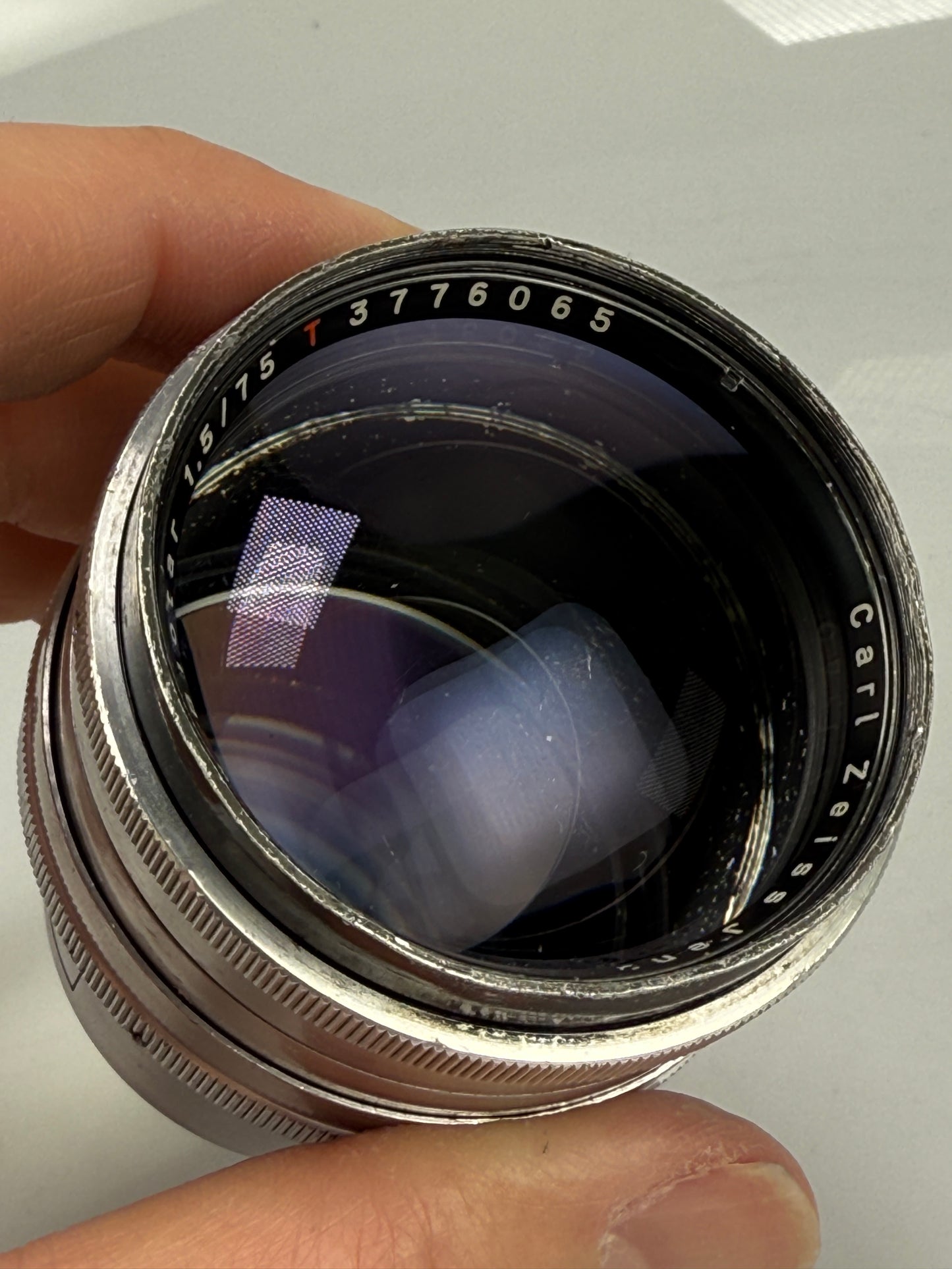 Carl Zeiss Jena Biotar 7.5cm f/1.5 75mm RED T exakta