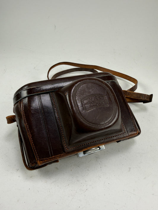 Zeiss Ikon Contax III Brown Leather Case with Strap 1787/2 Rangefinder