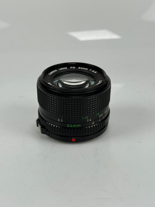 Canon New FD NFD 24mm F2.8 MF Wide Angle Lens