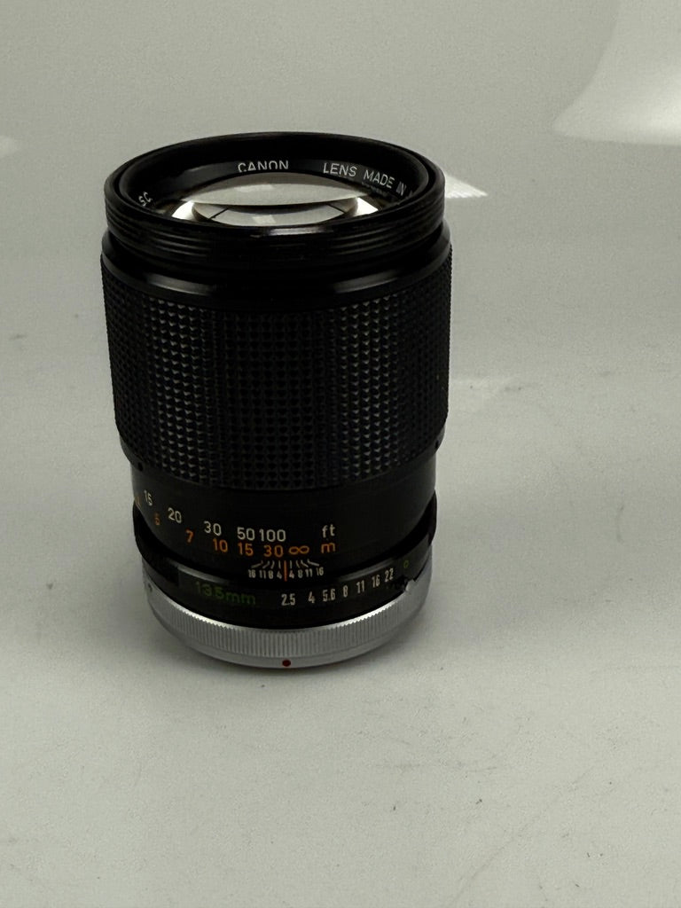 CANON B&H Bell Howell 135mm f2.5 SC Breech Mount FD Lens RARE