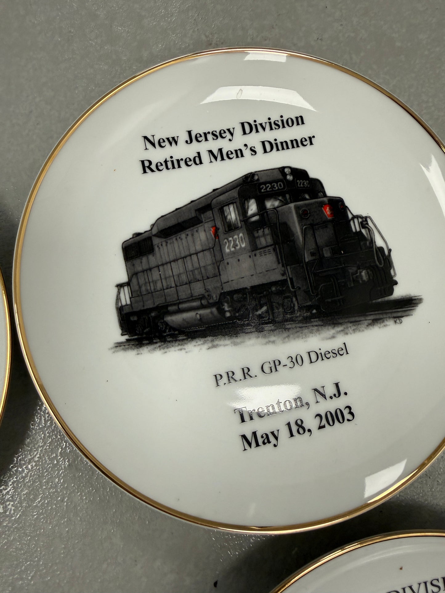 Lot of 11 New Jersey Division Trenton Pennsylvania Railroad commemorative Plates