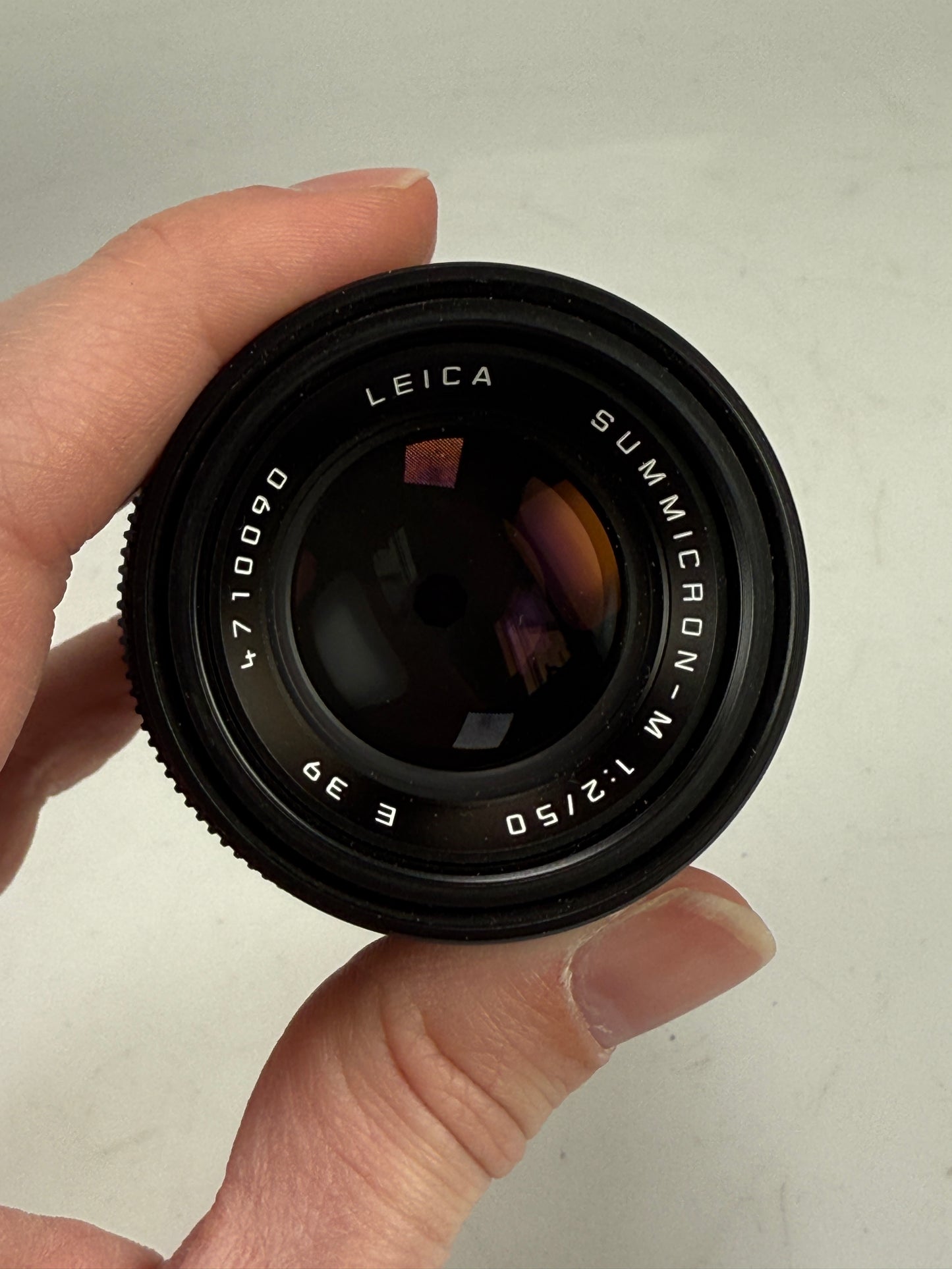 Leica Summicron M 50mm f2 V5 E39 11826 Rangefinder Lens