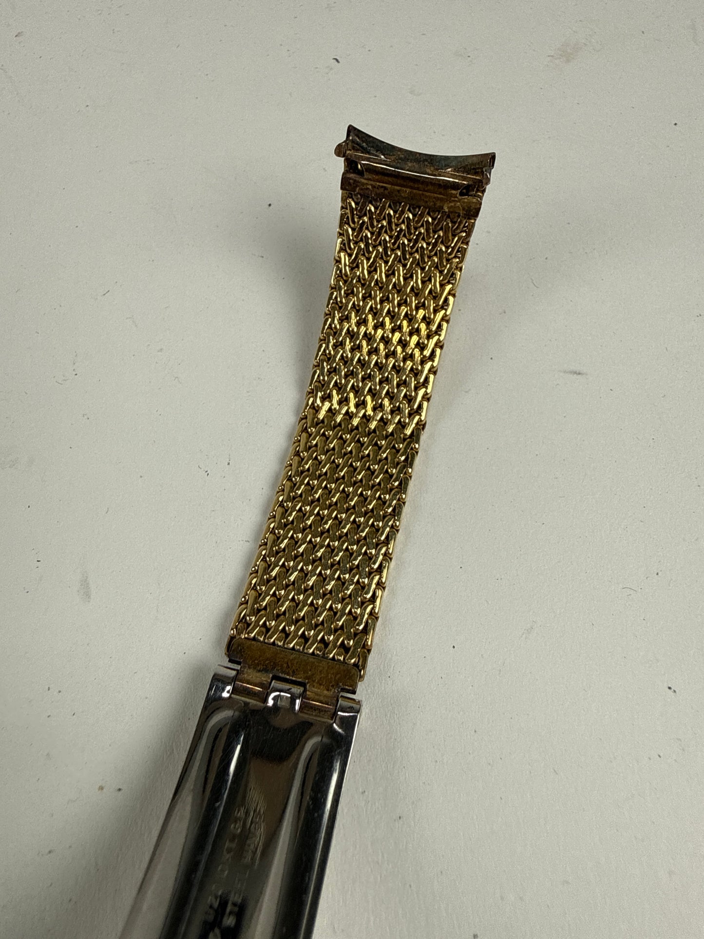 Omega Champion mesh bracket 22mm 1/20 10k Gold filled for watch