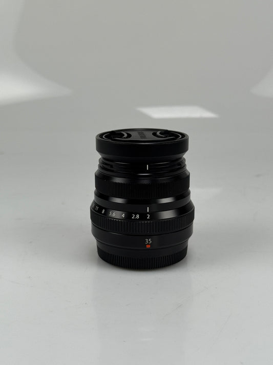 Fuji fujifilm XF Fujinon 35mm f2 R WR Super EBC Lens Black