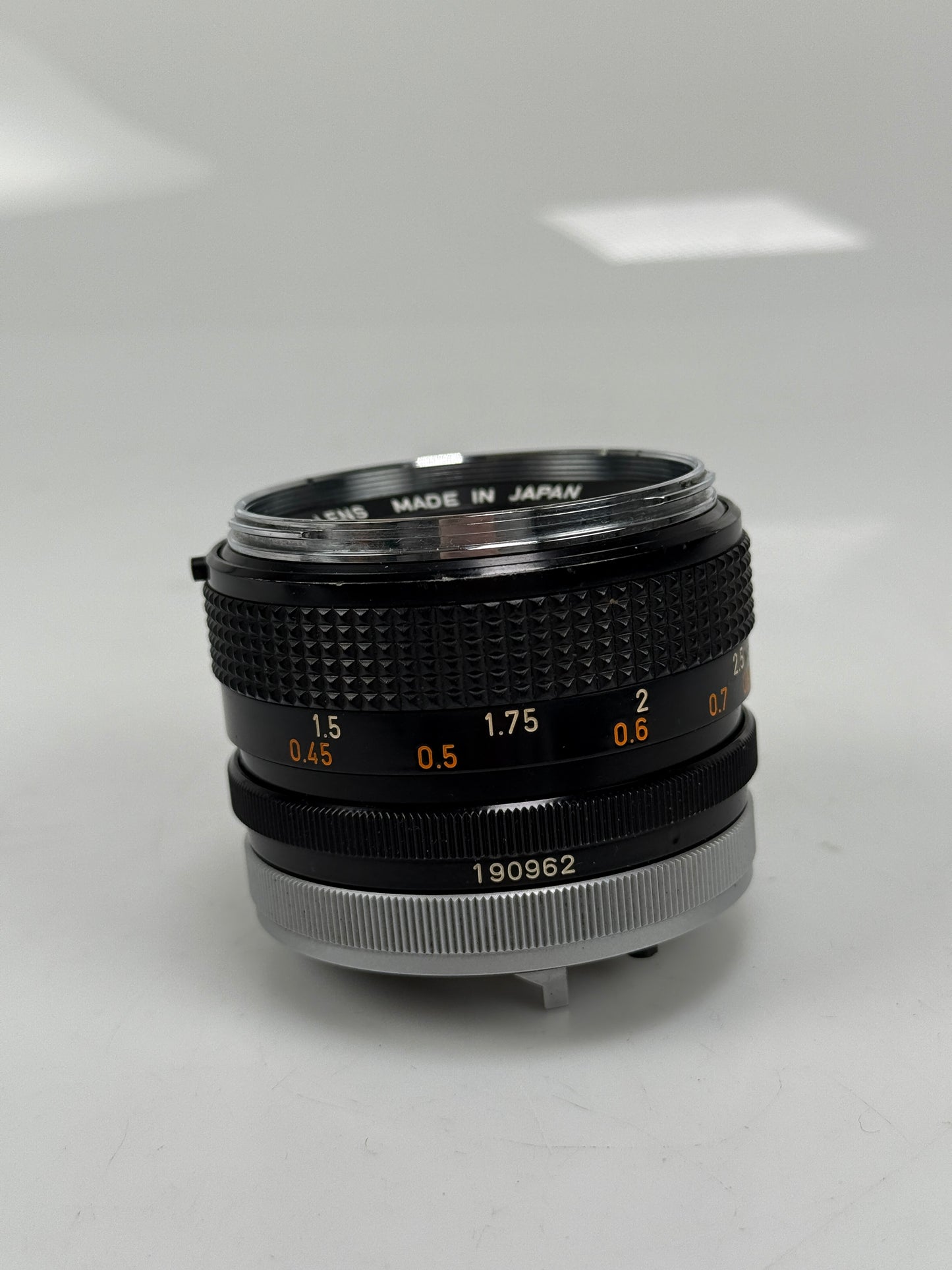 Canon FD Chrome nose 50mm f1.4 MF prime Lens