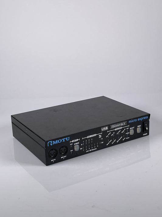 MOTU micro express Model USB M/W 4x6 MIDI SMPTE
