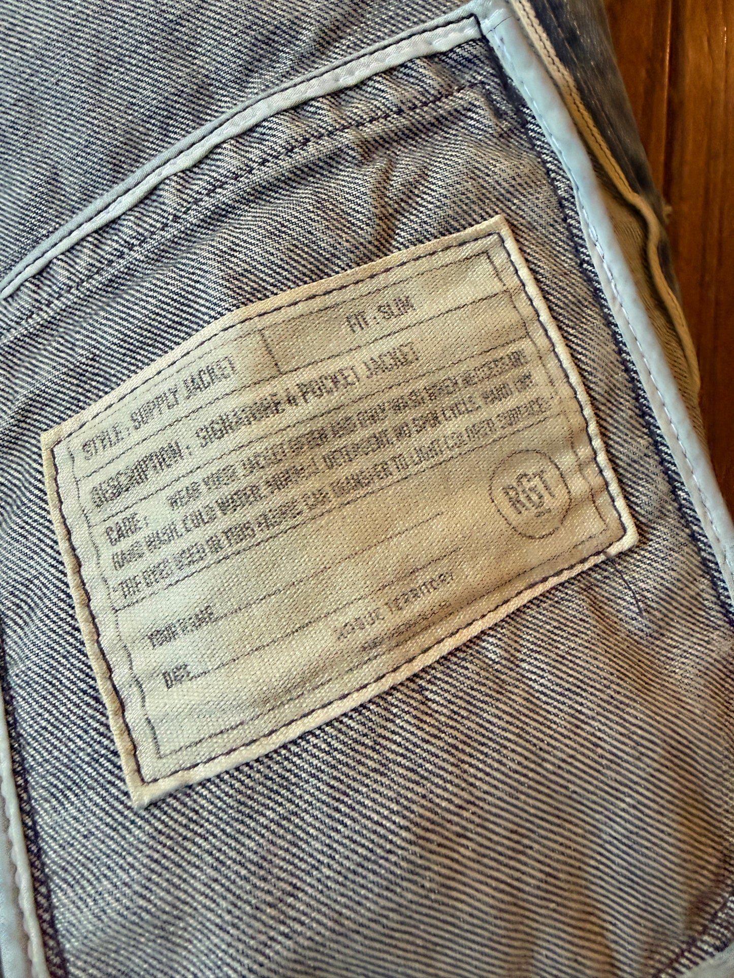 Rogue Territory Supply Jacket -  River Wash Indigo, Large