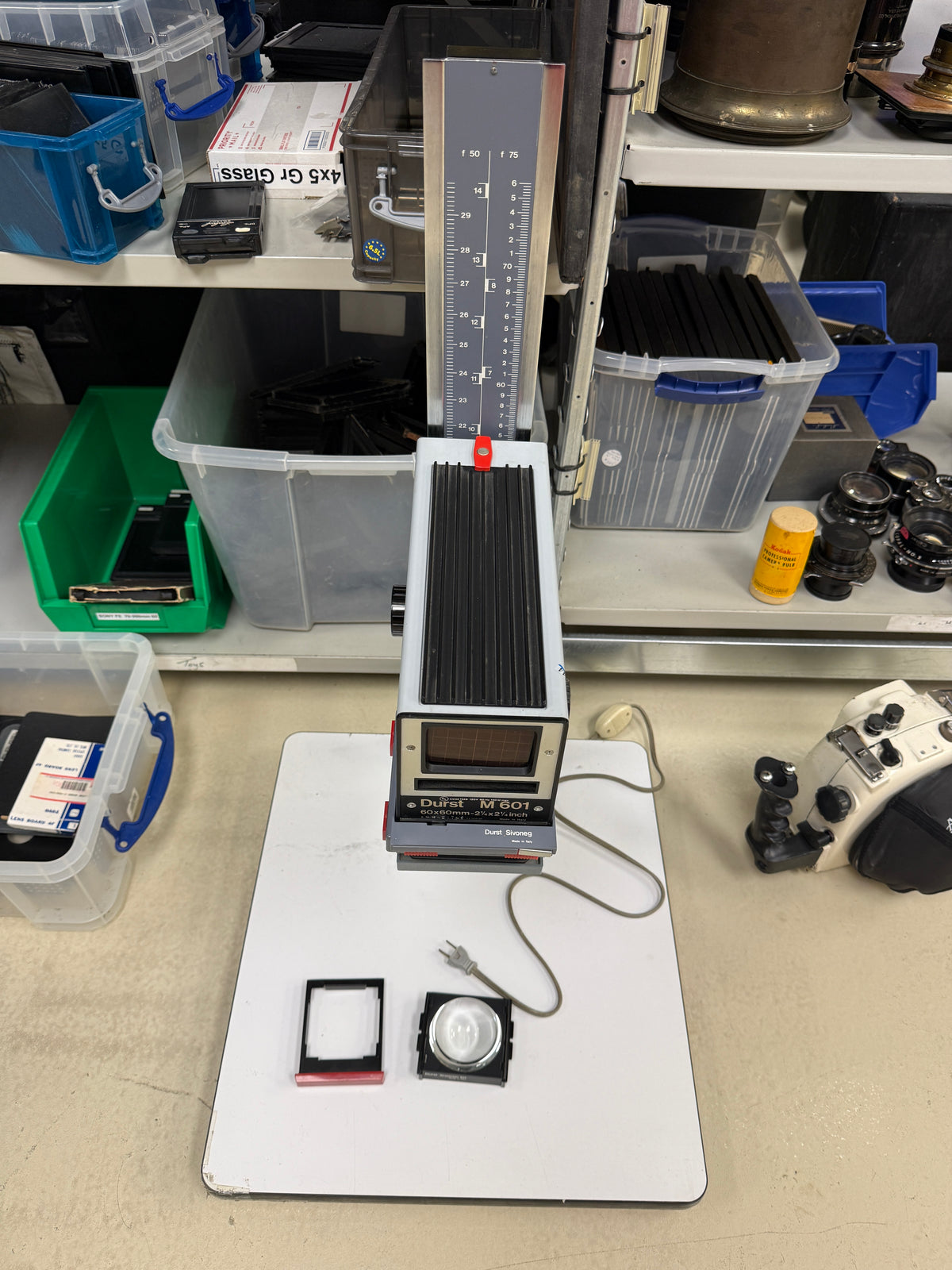Durst M601 Film Enlarger w/ Sivoneg Carrier, Sivoneg 50