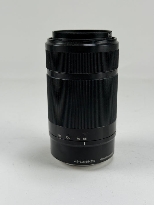 Sony SEL55210 55-210mm F4.5-6.3 OSS E Mount Lens black