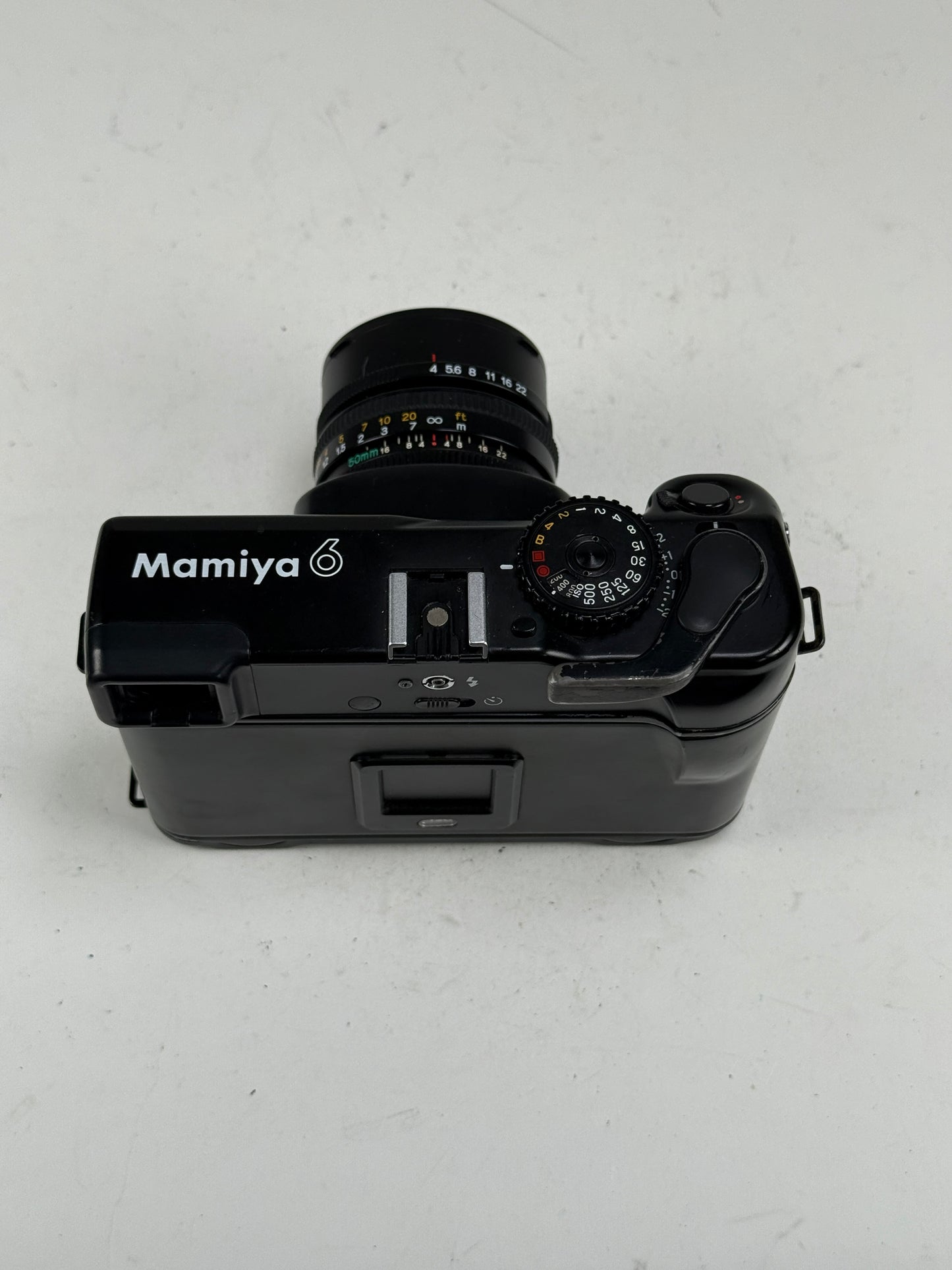 Mamiya 6 medium format rangefinder camera with 50mm f4 L G lens