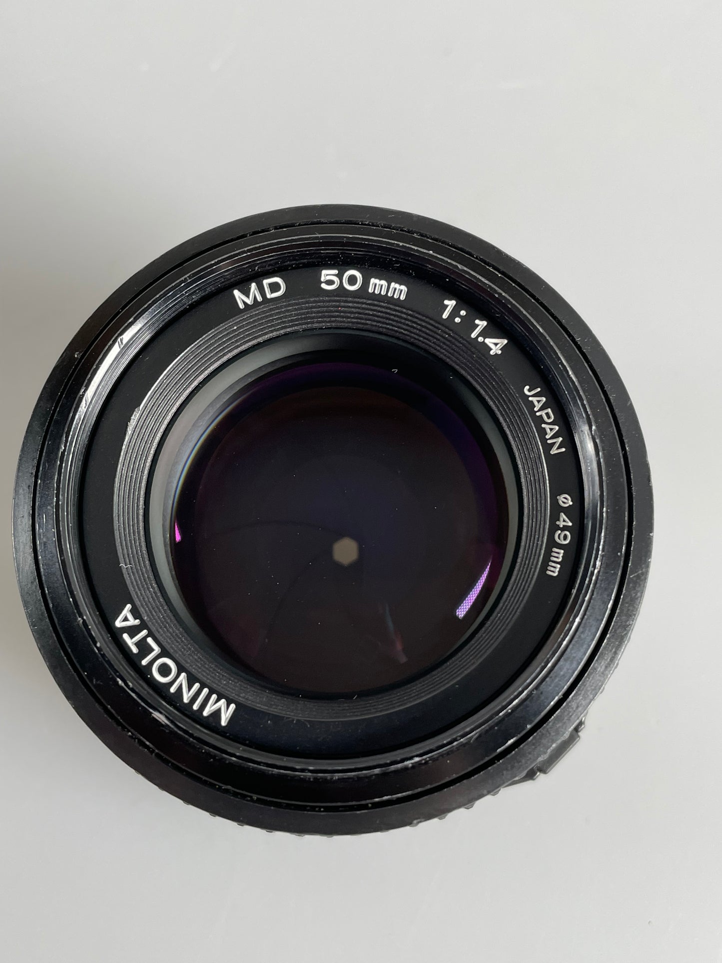 Minolta MD 50mm f1.4 MF Prime Lens for MC MD Mount