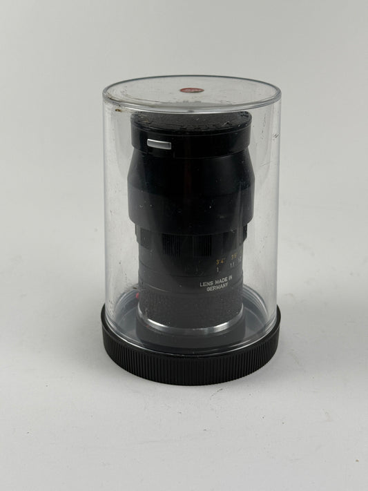 Leica 90mm f2.8 Elmarit Black M mount lens